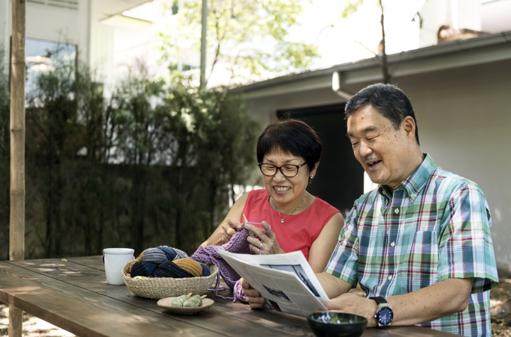 Senior researching what they should know about downsizing