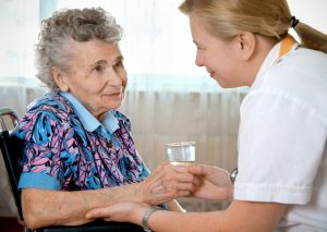 Senior receiving Affordable Quality In-Home Care in Huntington, NY